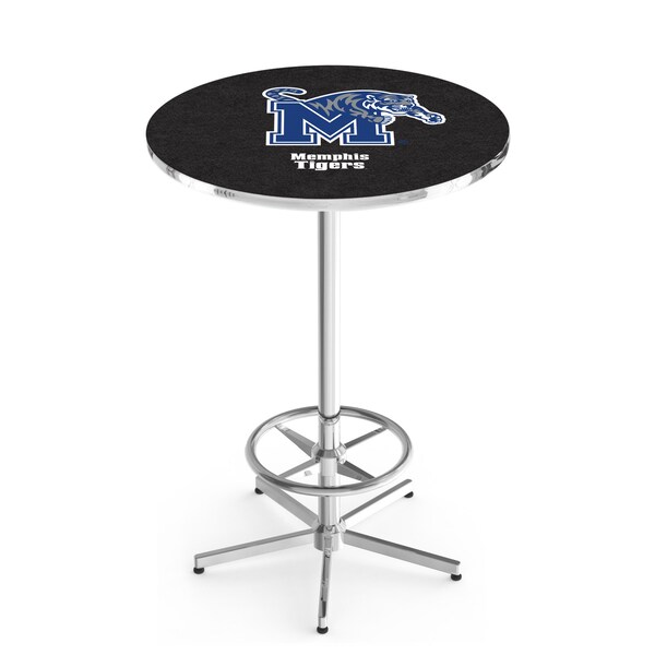42" Chrome Memphis Pub Table